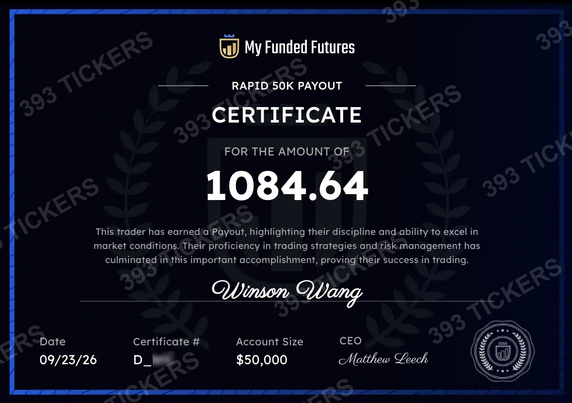 Payout or account result
