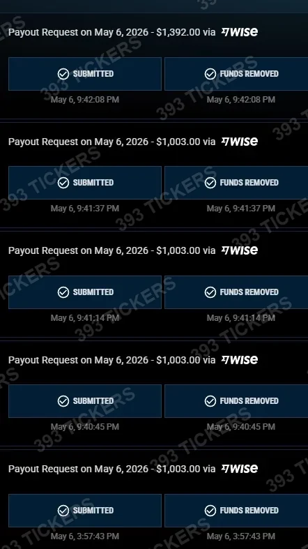 Payout or account result