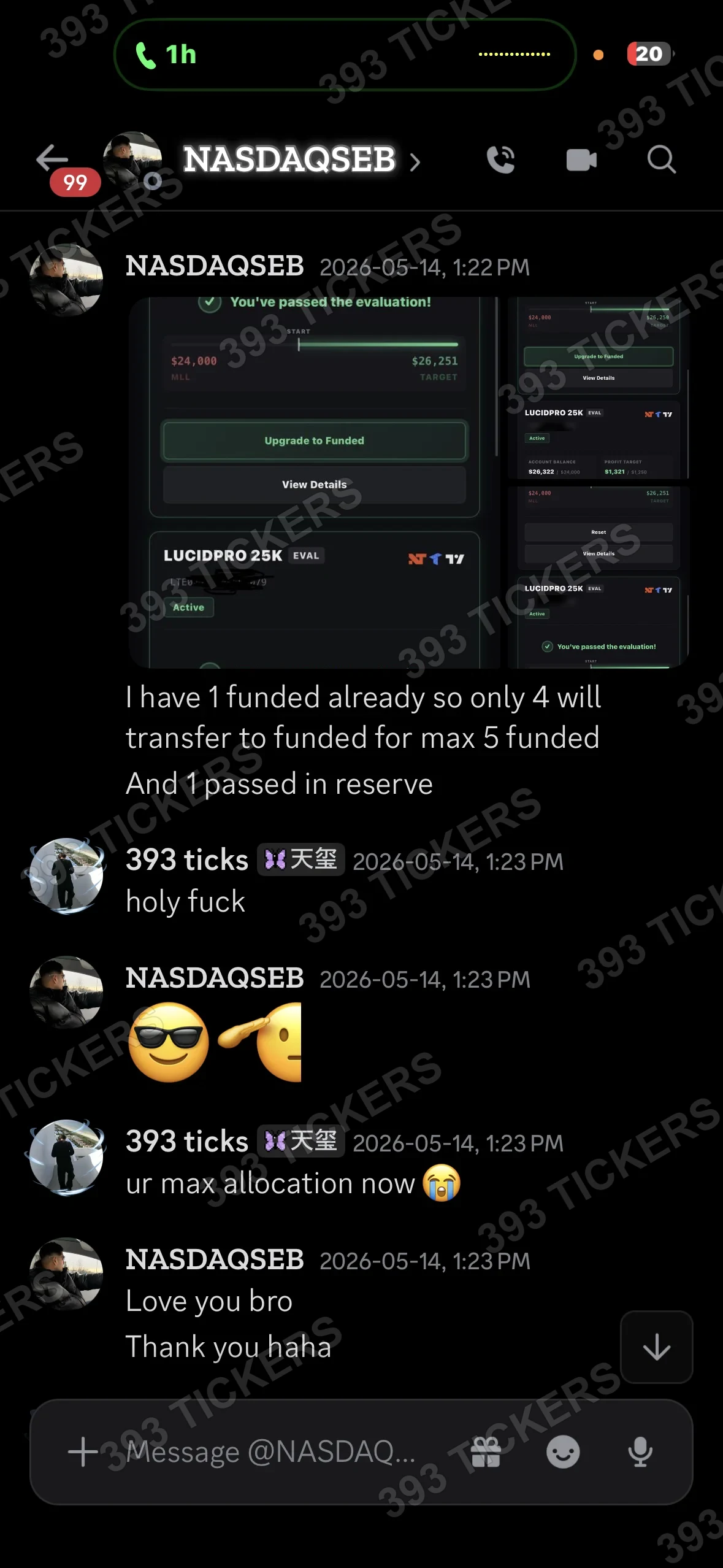 Student payout result